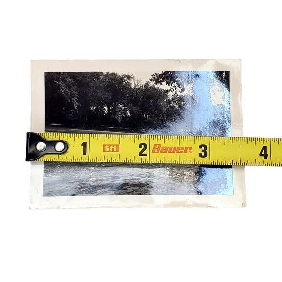 Vtg Beautiful Photo of Lake Original Monochrome Photography Nature Core Found - Picture 3 of 4